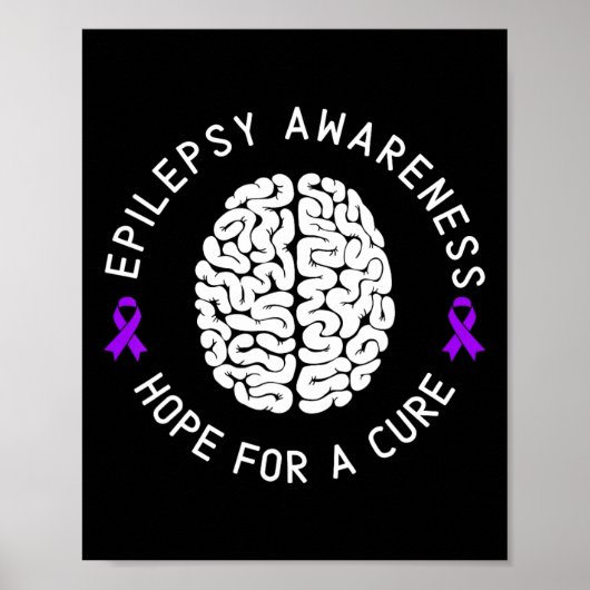 Poster Epilepsie Sensibilisation Espérance Pour Une Épile (Devant)