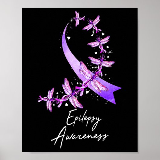 Poster Epilepsie Sensibilisation libellule Novembre Nous  (Devant)