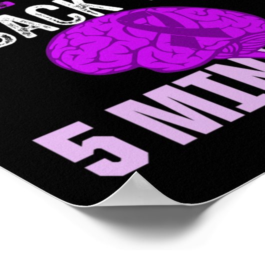 Poster Epilepsy Awareness Epileptic Warrior Survivor 4 (Coin)