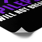 Poster Epilepsy Awareness Fun Therapists Epileptic Warrio (Coin)