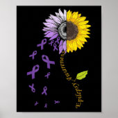 Poster Epilepsy Awareness Sunflower  (Devant)