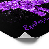 Poster Epilepsy Awareness Sunflower Elephant Be Kind (Coin)