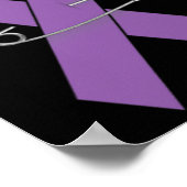 Poster Epilepsy Awareness Walk Supporter Ribbon  (Coin)