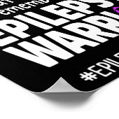 Poster Epilepsy Awareness Write It Epileptic Warrior Surv (Coin)