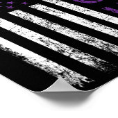 Poster Epilepsy Fighter USA Drapeau - Fight Epilepsy Awar (Coin)