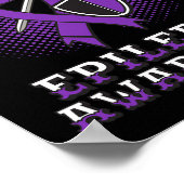 Poster Epilepsy Warrior Epilepsia Epilepsie Epileptic Sei (Coin)