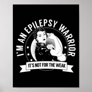 Poster Epilepsy Warrior Nftw - Sensibilisation à l'épilep