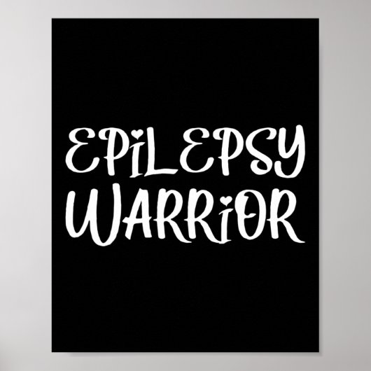 Poster Epilepsy Warrior Purple Epilepsy Sensibilisation S (Devant)