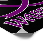 Poster Epilepsy Warrior Purple Heart Ribbon Sensibilisati (Coin)