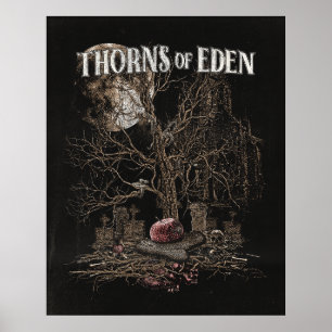 Poster Épines d'Eden - Conception de streetwear gothique