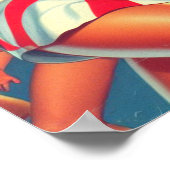 Poster Épingle de basketball rétro (Coin)