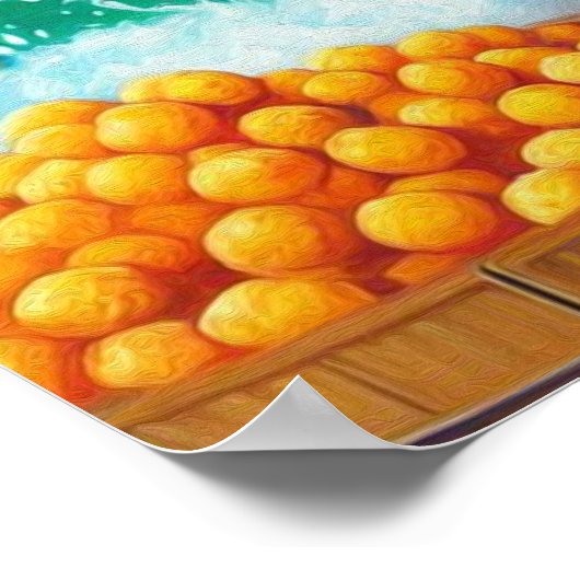 Poster Épingle de bière rétro (Coin)