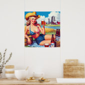 Poster Épingle de campagne de bière (Cuisine)