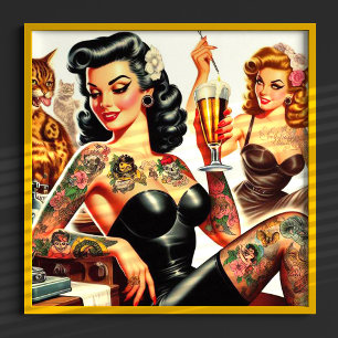Poster Épingle de la fête de la bière