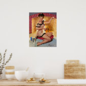 Poster Épingle de la fête de Marshmellow (Cuisine)