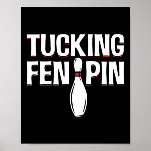 Poster Épingle De Plume Pour Les Joueurs De Bowling