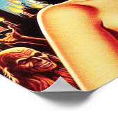 Poster Épingle de sorcière vintage Halloween (Coin)