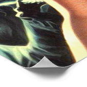 Poster Épingle d'horreur vintage (Coin)