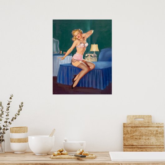 Poster Épingle dorée vers le haut (Cuisine)