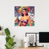 Poster Épingle du Carnaval (Bureau à domicile)