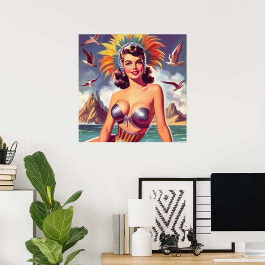 Poster Épingle du Carnaval (Bureau à domicile)