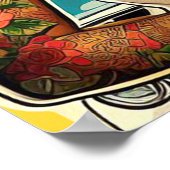 Poster Épingle mécanique tatouée (Coin)