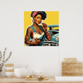 Poster Épingle mécanique tatouée (Cuisine)