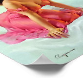 Poster Épingle souriante vers le haut (Coin)