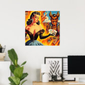 Poster Épingle vintage (Bureau à domicile)