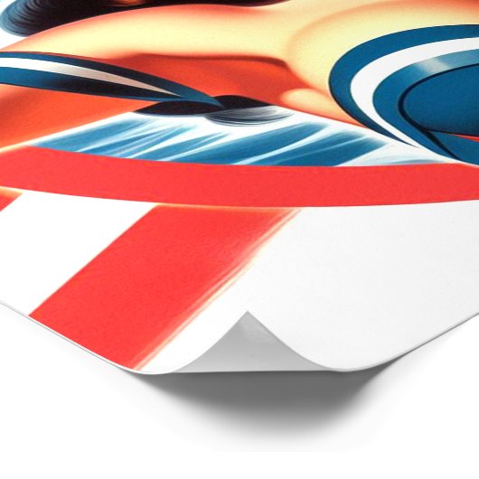 Poster Épingle vintage (Coin)