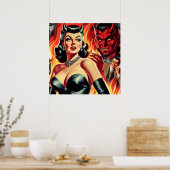 Poster Épingle vintage (Cuisine)