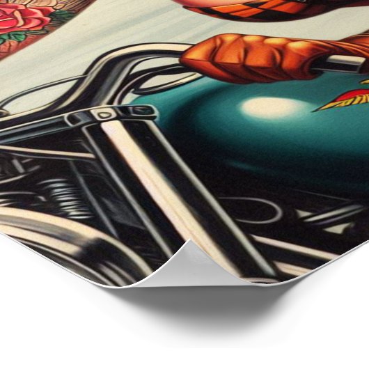 Poster Épingle vintage (Coin)