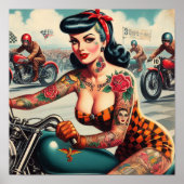 Poster Épingle vintage (Devant)