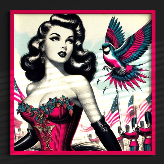 Poster Épingle vintage alternative