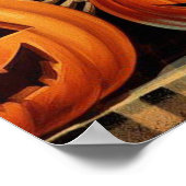 Poster Épingle vintage d'Halloween (Coin)