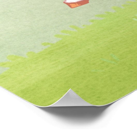 Poster Épingler la queue sur le jeu de cheval pour les en (Coin)