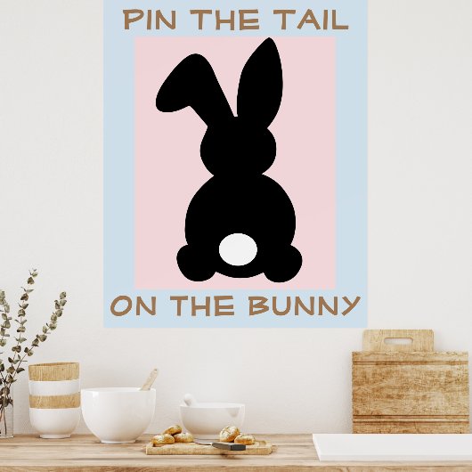 Poster Épingler La Queue Sur Le Lapin (Cuisine)