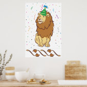 Poster Épingler la queue sur le Lion (Cuisine)