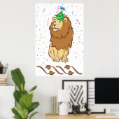 Poster Épingler la queue sur le Lion (Bureau à domicile)