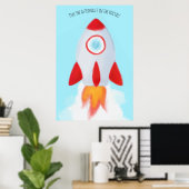 Poster Épingler l'astronaute sur le portail (Bureau à domicile)