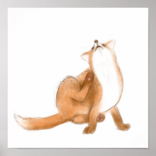 Poster Épingler le renard