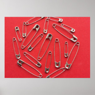 Poster Épingles de sécurité