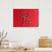 Poster Épingles de sécurité (Cuisine)