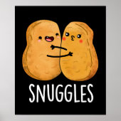 Poster Épingles Funny Nugget Couple Pun Dark BG (Devant)