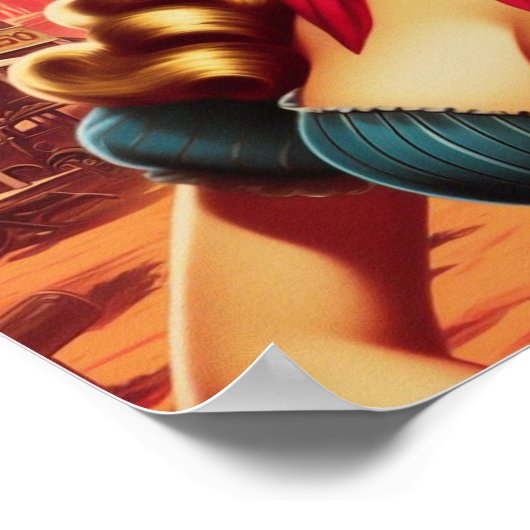 Poster Épinglette vintage (Coin)