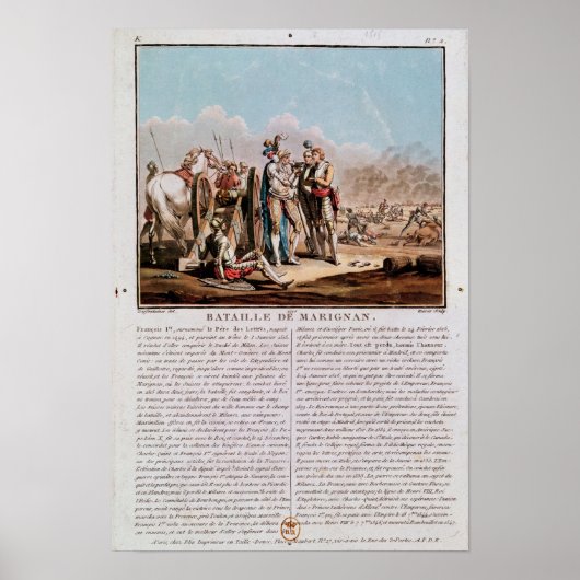 Poster Épisode de la bataille de Marignan (Devant)