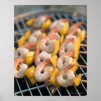 Eplucher avec crevettes grillées et poivrer Suède.