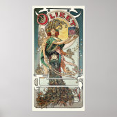 Poster Époque victorienne Art Nouveau French Biscuits Ad (Devant)