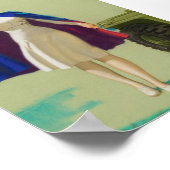 Poster Époque vintage de la Seconde Guerre mondiale, (Coin)