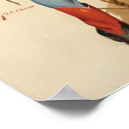 Poster Épouse-fille fille fille (Coin)